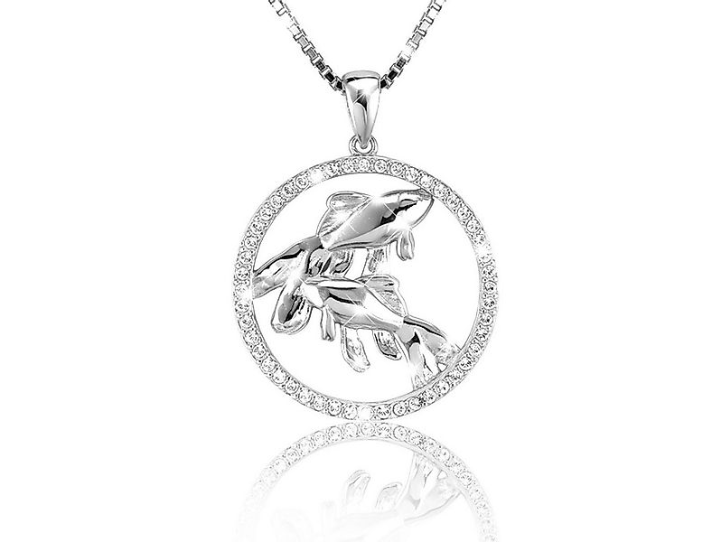 PAVELS Kette mit Anhänger Shine Fische, Damen Halskette für das Sternzeiche günstig online kaufen