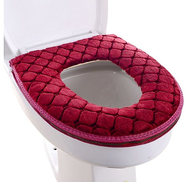 Coonoor Soft-Toilettensitzerhöhung Winter Verdicken WC-Sitzkissen Waschbare günstig online kaufen