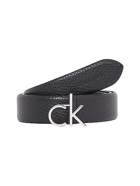 Calvin Klein Ledergürtel "CK LOGO BUCKLE BELT 3.0 PBL" mit Logoprägung als günstig online kaufen