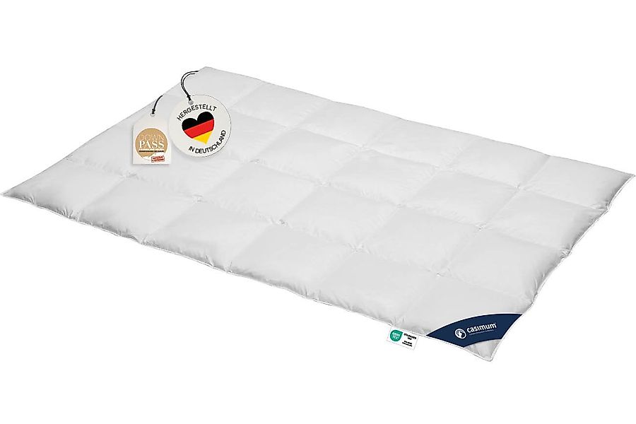 casimum Daunenbettdecke COMFORT Daunendecke 135x200, 155x220, 200x200 für S günstig online kaufen