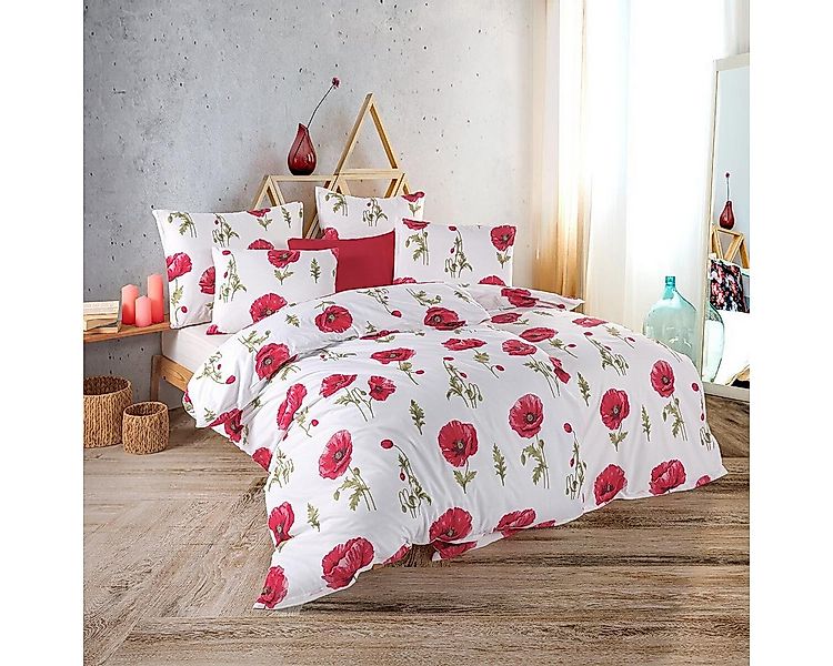 TRAUMSCHLAF Bettwäsche Mona, Renforce, 2 teilig, florales Design auf 100% B günstig online kaufen