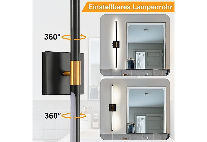 Rosnek Wandleuchte USB-C Wiederaufladbare LED Wandlampe mit Fernbedienung, günstig online kaufen