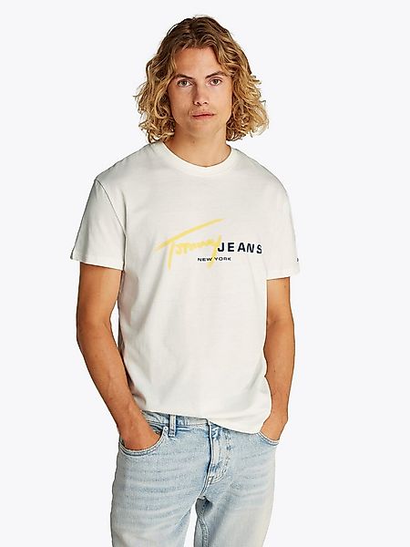 Tommy Jeans Kurzarmshirt TJM REG SIGNTR DNA TEE EXT Mit Rundhalsausschnitt günstig online kaufen