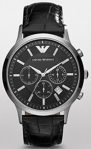 Emporio Armani Chronograph AR2447, Quarzuhr, Armbanduhr, Herren, Stoppfunkt günstig online kaufen