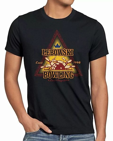 style3 Print-Shirt Herren T-Shirt Lebowski Bowling Dude Bowler Big Rude günstig online kaufen