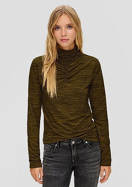 QS Langarmshirt T-Shirt Longsleeve aus Viskosestretch günstig online kaufen