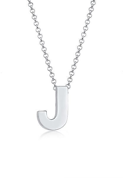 Elli Kette mit Anhänger Buchstabe J günstig online kaufen