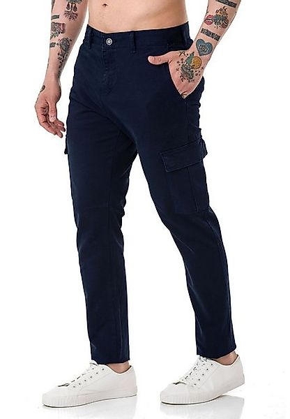 RedBridge Chinohose Red Bridge Herren Chino Cargo Hose Basic Navyblau W33 L günstig online kaufen