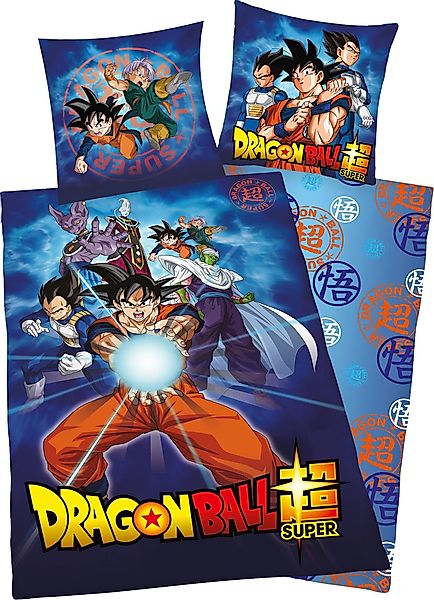 Kinderbettwäsche "Dragonball" 2 Stk. tlg. mit Dragonball Motiv günstig online kaufen