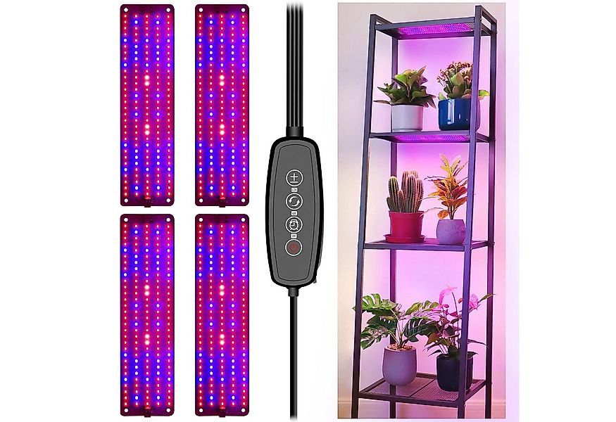 Jibenhome Pflanzenlampe Vollspektrum 150/300/450/600LEDs Pflanzenleuchte,Ti günstig online kaufen