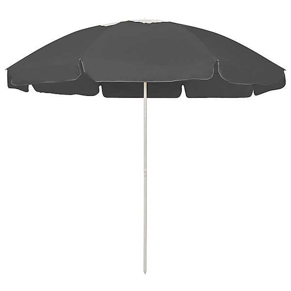 Strandschirm Anthrazit 240 Cm günstig online kaufen