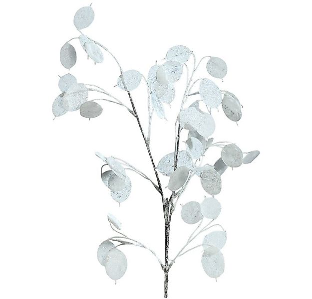 Kunstblume Kunstzweig Silberblatt Lunaria Kunststoff weiß Glimmer 1 Stk 73 günstig online kaufen