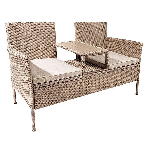 riess-ambiente Gartenbank PORTOFINO 140cm natur / günstig online kaufen