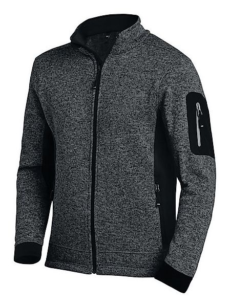 FHB Fleecejacke Strickjacke Christoph, 280 g/qm, Größe XXL, anthrazit/schwa günstig online kaufen