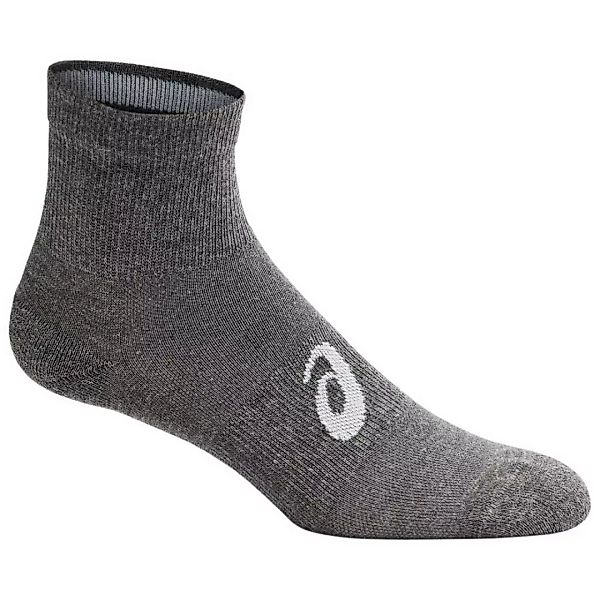 Asics Quarter Socken 3 Paare EU 47-49 Heather Grey günstig online kaufen