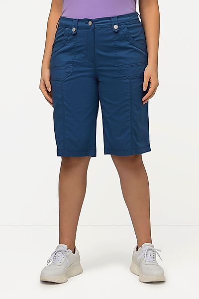 Ulla Popken Funktionshose Cargo-Bermuda Komfortbund 4-Pocket-Schnitt günstig online kaufen
