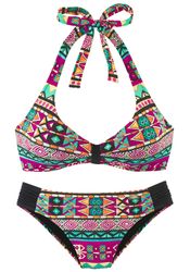 Buffalo Triangel-Bikini mit farbenfrohen Design günstig online kaufen