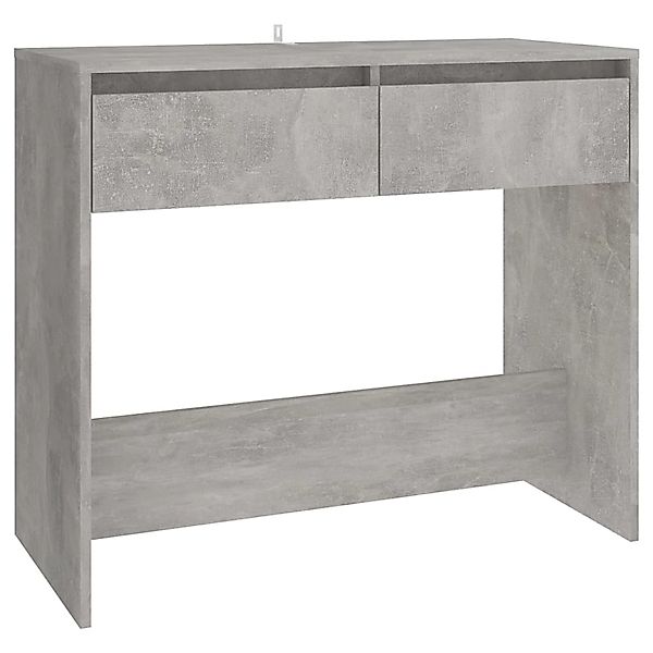 vidaXL Konsolentisch Betongrau 89x41x76,5 cm Holzwerkstoff günstig online kaufen