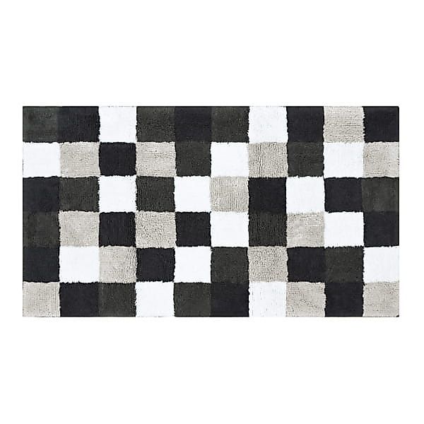 Cawö Home Badteppiche Square 1011 - Farbe: stein - 77 - 60x100 cm günstig online kaufen