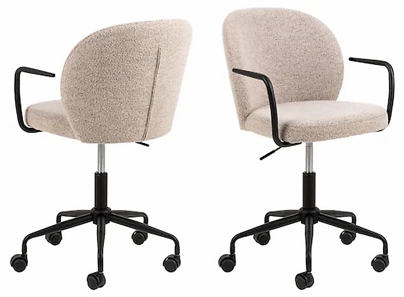 ACTONA GROUP Schreibtischstuhl »Patricia«, Schreibtischstuhl, beige 60, 5 S günstig online kaufen