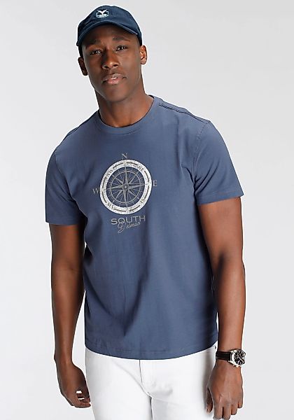 DELMAO T-Shirt Kurzarm, bedruckt, Rundhals, aus günstig online kaufen