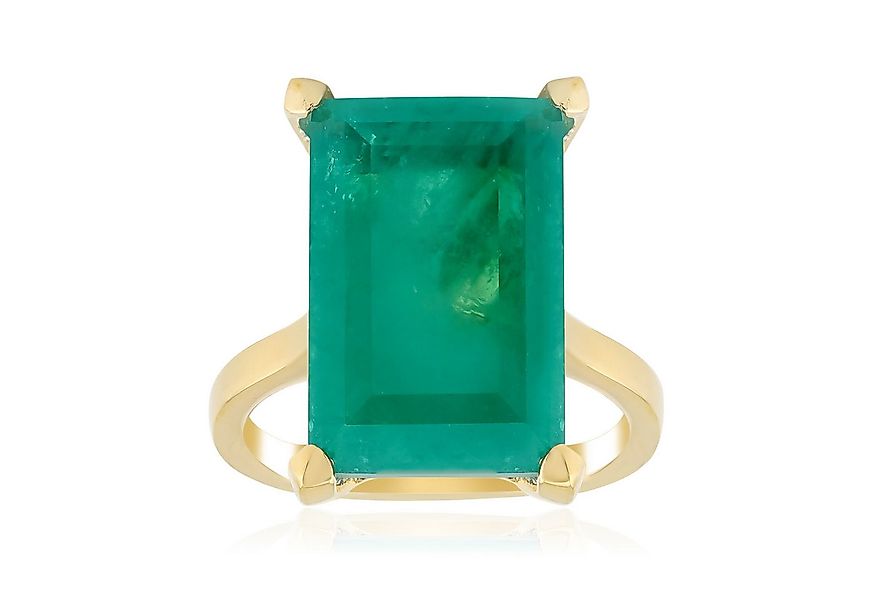 Cavill Solitärring Cavill Ring 6,3 ct grüner Quarz, vergoldet, Sterlingsilb günstig online kaufen