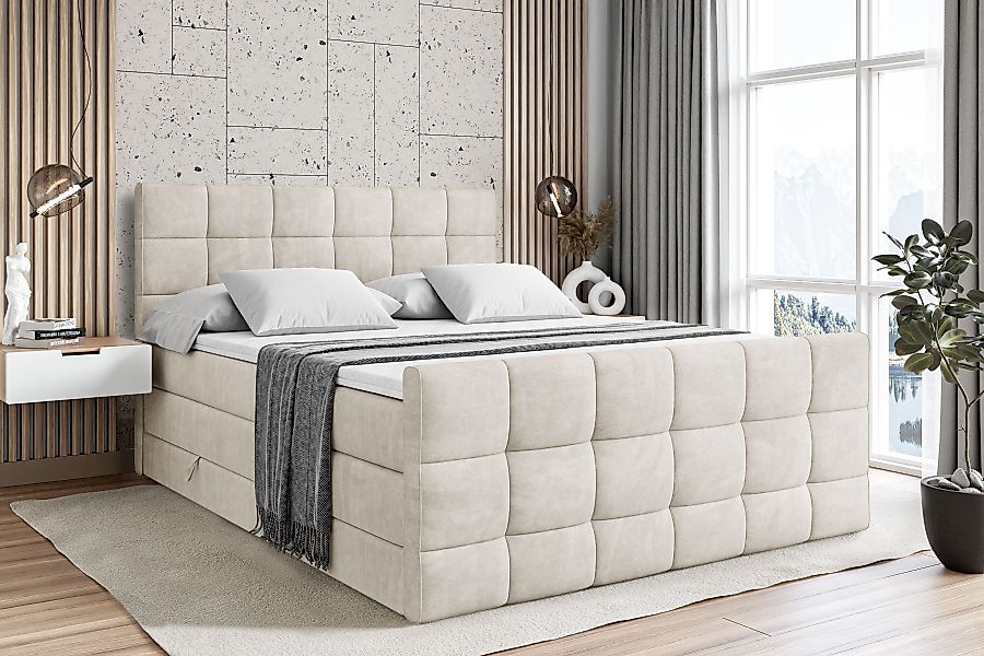 ALTDECOR Boxspringbett APO-Z KING (mit Matratze günstig online kaufen