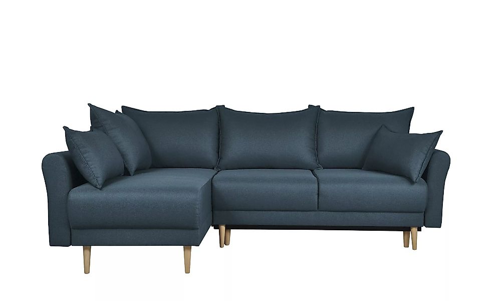 Ecksofa - blau - 88 cm - Polstermöbel > Sofas > Ecksofas - Möbel Kraft günstig online kaufen