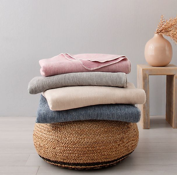 OTTO products Wohndecke »Jannis«, GOTS zertifiziert - aus Bio-Baumwolle, Ku günstig online kaufen