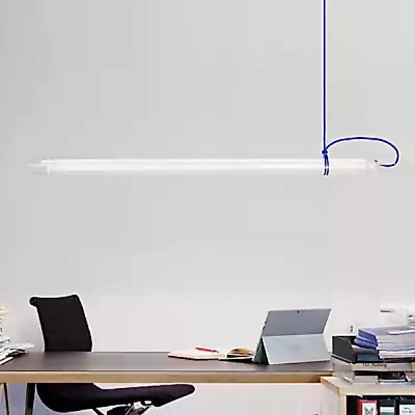 Ingo Maurer Tubular Pendelleuchte LED, blau/weiß günstig online kaufen