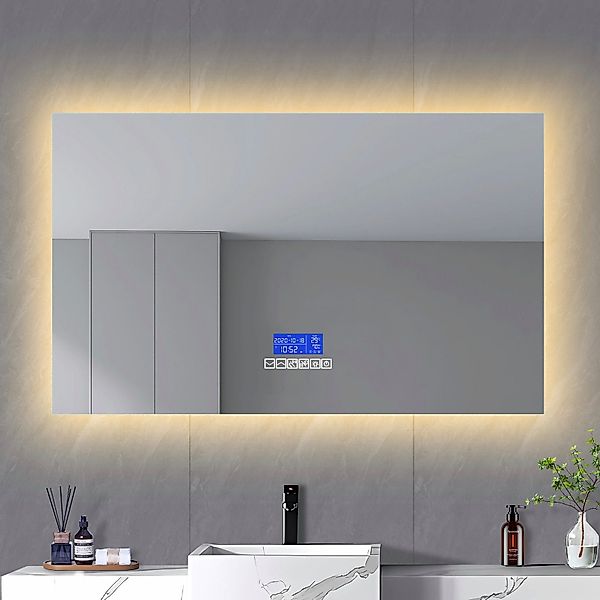 Gdood Badspiegel Badezimmerspiegel mit LED Beleuchtung günstig online kaufen