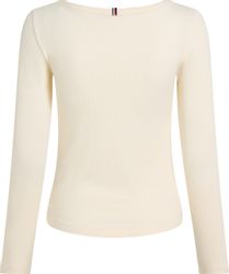 Tommy Hilfiger Curve Langarmshirt "Shirt CRV SLIM 5X2 RIB O", in Großen Grö günstig online kaufen
