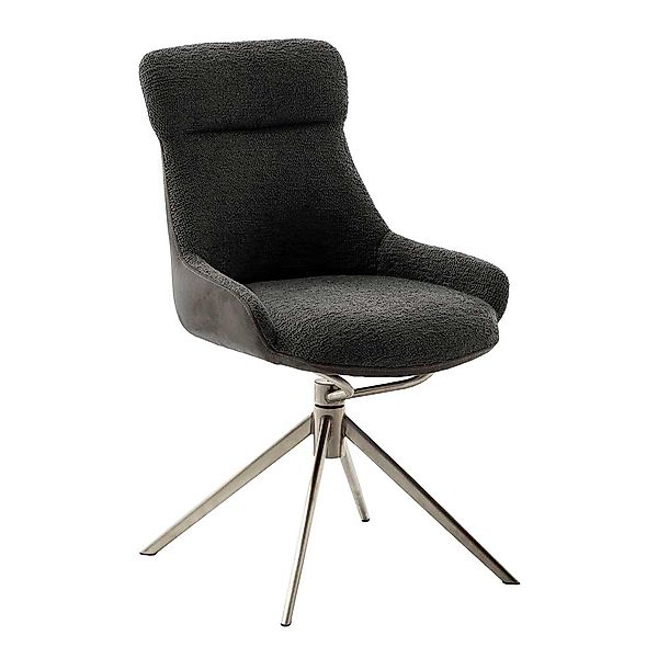 Esszimmerstuhl mit Taschenfederkern Gestell aus Metall (2er Set) günstig online kaufen