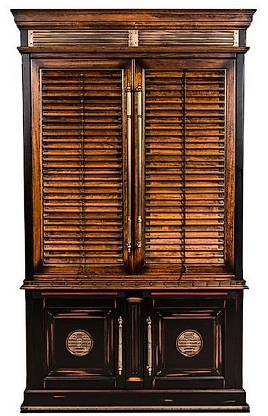 Casa Padrino Stauraumschrank Casa Padrino Luxus Vintage Stil Bücherschrank günstig online kaufen