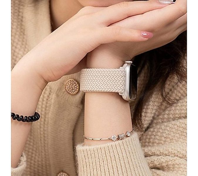 SmartUP Smartwatch-Armband für Apple Watch 11-1 / SE Ultra Nylon Solo Loop günstig online kaufen