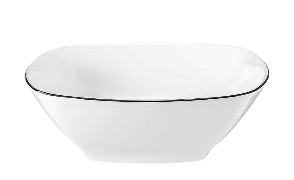 Seltmann Weiden Dessertschale  Lido Black Line ¦ weiß ¦ Porzellan Ø: 15 Ges günstig online kaufen