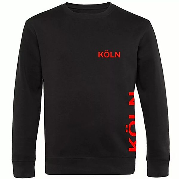 multifanshop Sweatshirt Köln - Brust & Seite - Pullover günstig online kaufen