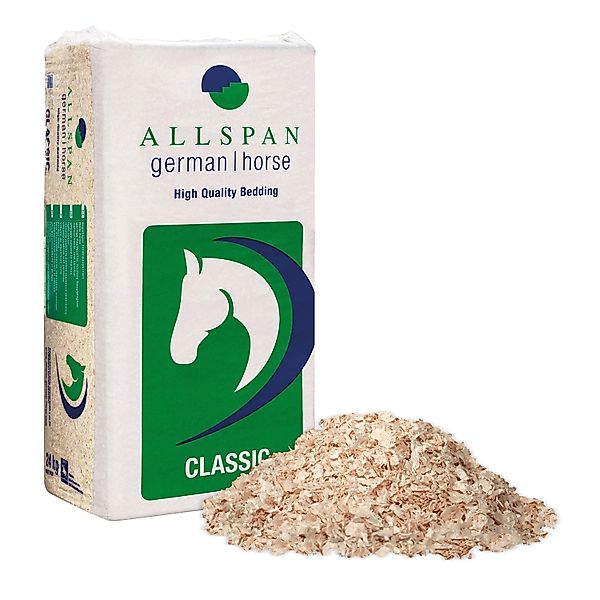 Allspan German Horse Holzspäne Classic 24kg x 15 Ballen 360kg Palette günstig online kaufen