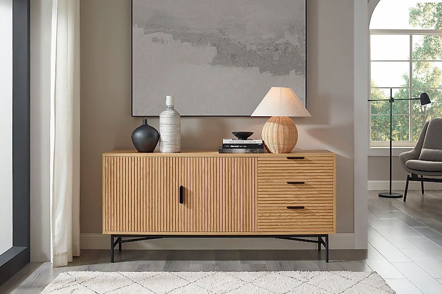 SalesFever Sideboard "Visby Stilvolle Kommode für mehr Stauraum", Kommode, günstig online kaufen