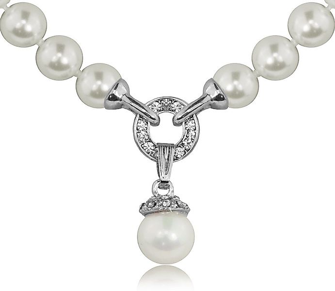 LUISIA® Perlenkette Collier mit großem Anhänger günstig online kaufen
