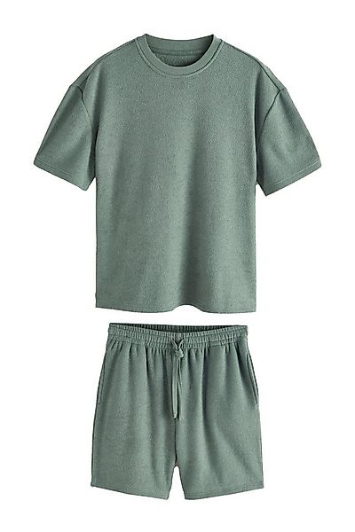 Next Pyjama Kurzärmeliger Frottee-Pyjama, Set (2 tlg) günstig online kaufen