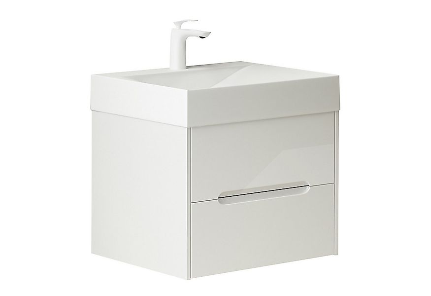 Mai & Mai Badmöbel-Set Waschbeckenunterschrank mit Schubladen inkl. Mineral günstig online kaufen