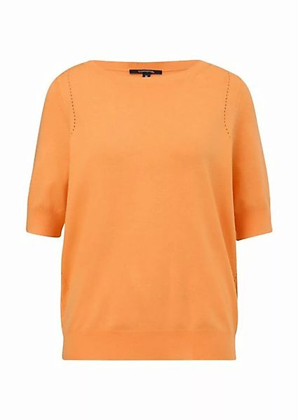 Comma Sweatshirt Strickpullover, ORANGE günstig online kaufen