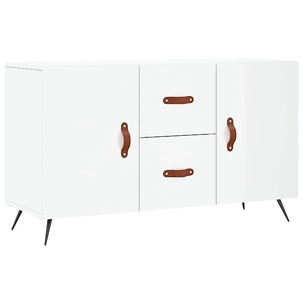 vidaXL Sideboard Hochglanz-Weiß 100x36x60 cm Holzwerkstoff 828142 günstig online kaufen