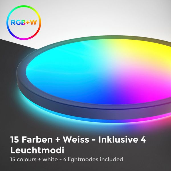 B.K.Licht Deckenleuchte LED Deckenlampe dimmbar Wohnzimmer günstig online kaufen