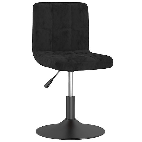 vidaXL Esszimmerstuhl Esszimmerstuhl Drehbar Schwarz Samt günstig online kaufen