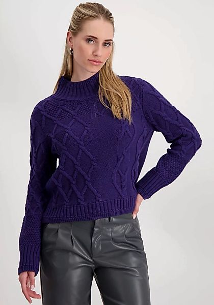 Monari Strickpullover, mit Rautenmuster günstig online kaufen