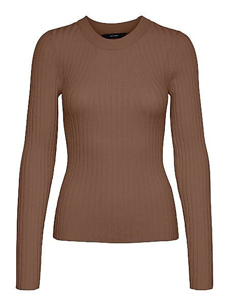 VERO MODA Rippdesign Bluse Damen Braun günstig online kaufen