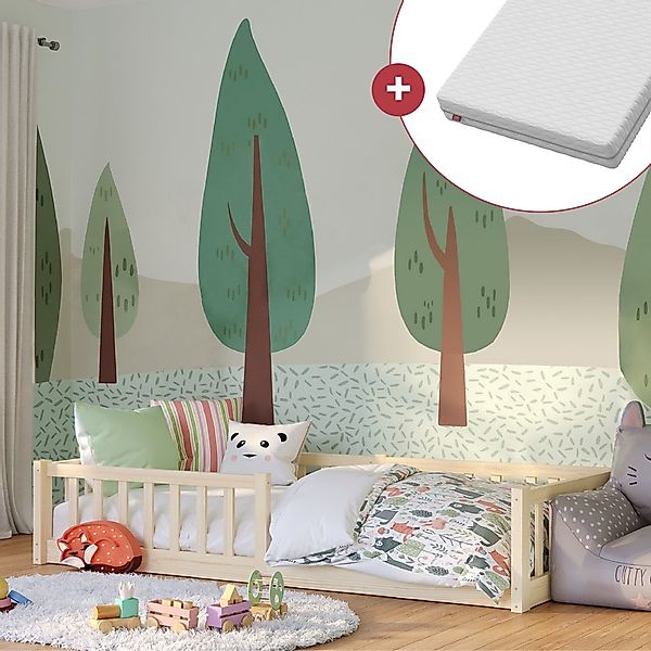 Bellabino Kinderbett Vere (natur, auch verfügbar in 80x160, 120x200 und 140 günstig online kaufen