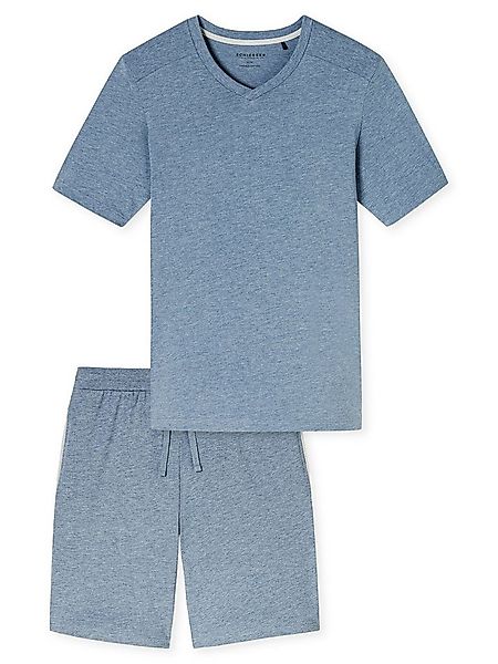 Schiesser Pyjama Modern Nightwear (2 tlg) schlafanzug schlafmode bequem günstig online kaufen